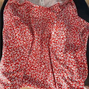 Tickled Teal Orange Floral Long Casual Dress